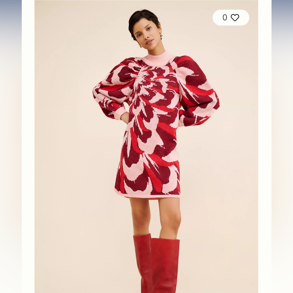 Nuuly x Farm Rio Flower Knit Mini Dress